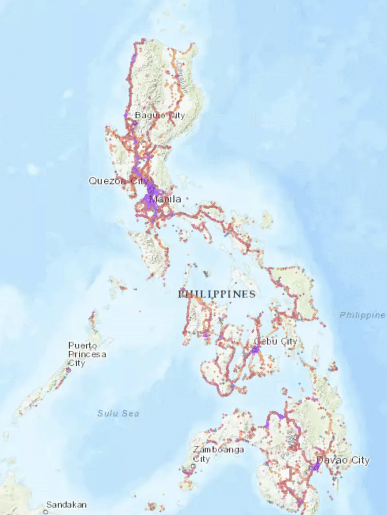 Internet w Filipinach esim Zasieg sieci Globe roaming pakiet danych